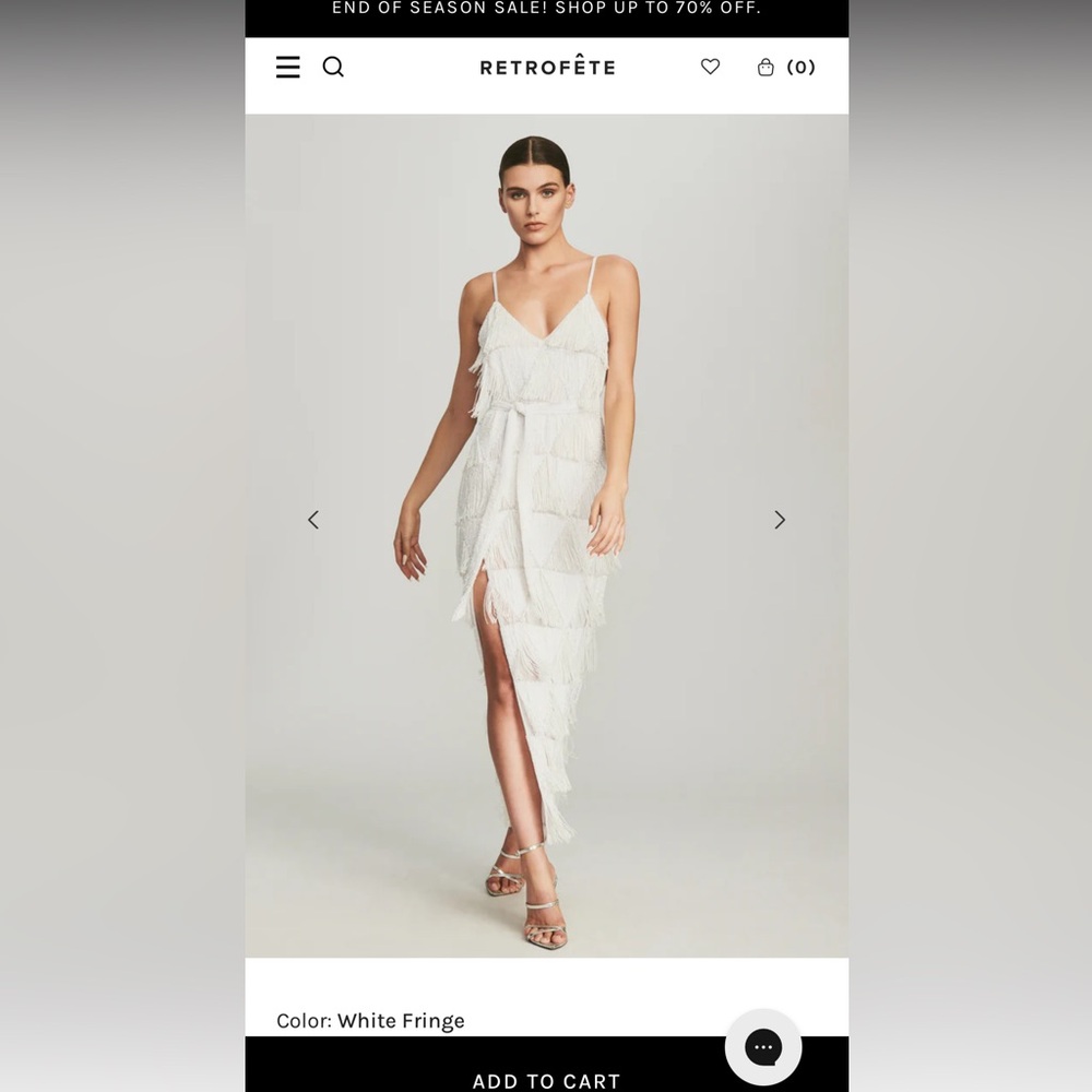 Retrofete Fringe Rebecca Dress